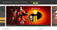 Desktop Screenshot of gatewayfilmcenter.org